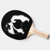 Keeshond Graphics - Cute Original Dog Art Tafeltennisbatje (Zijkant)