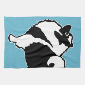 Keeshond Graphics - Cute Original Dog Art Theedoek (Horizontaal)