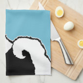 Keeshond Graphics - Cute Original Dog Art Theedoek (Quarter Fold)