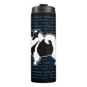 Keeshond Graphics - Cute Original Dog Art Thermosbeker (Voorkant)