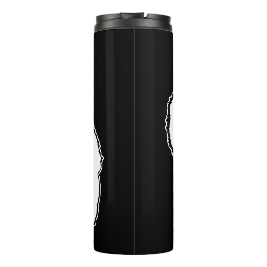 Keeshond Graphics - Cute Original Dog Art Thermosbeker (Achterkant)