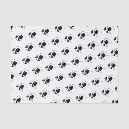 Keeshond Graphics - Cute Original Dog Art Tissuepapier (Voorkant)