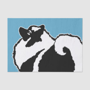 Keeshond Graphics - Cute Original Dog Art Tissuepapier