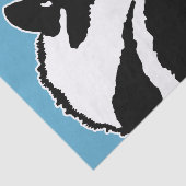 Keeshond Graphics - Cute Original Dog Art Tissuepapier (Detail)