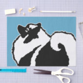 Keeshond Graphics - Cute Original Dog Art Tissuepapier (Craft)