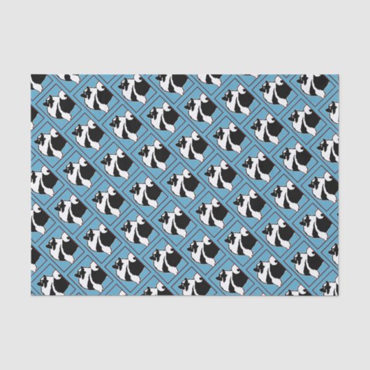 Keeshond Graphics - Cute Original Dog Art Tissuepapier (Voorkant)