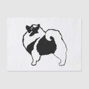 Keeshond Graphics - Cute Original Dog Art Tissuepapier