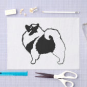 Keeshond Graphics - Cute Original Dog Art Tissuepapier (Craft)