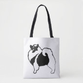 Keeshond Graphics - Cute Original Dog Art Tote Bag (Voorkant)