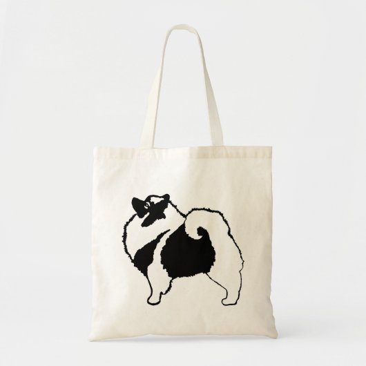 Keeshond Graphics - Cute Original Dog Art Tote Bag (Voorkant)