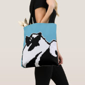 Keeshond Graphics - Cute Original Dog Art Tote Bag (Dichtbij)