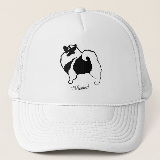 Keeshond Graphics - Cute Original Dog Art Trucker Trucker Pet (Voorkant)