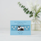 Keeshond Graphics - Cute Original Dog Art Visitekaartje (Staand voorkant)