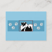 Keeshond Graphics - Cute Original Dog Art Visitekaartje (Achterkant)
