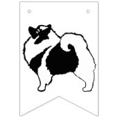 Keeshond Graphics - Cute Original Dog Art Vlaggetjes (Tweede vlag)
