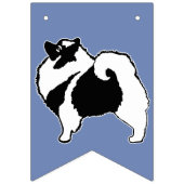 Keeshond Graphics - Cute Original Dog Art Vlaggetjes (Derde vlag)