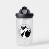 Keeshond Graphics - Cute Original Dog Art Waterfles (Voorkant)