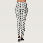 Keeshond Graphics Keeshond Ma en Son Leggings (Achterkant)