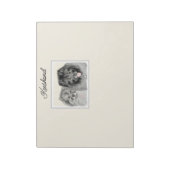 Keeshond Graphics Keeshond Ma en Son Notitieblok (Linkerzijde)