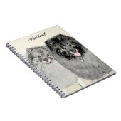 Keeshond Graphics Keeshond Ma en Son Notitieboek (Rechterzijde)