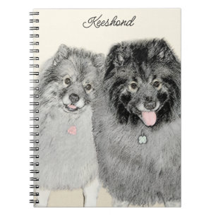 Keeshond Graphics Keeshond Ma en Son Notitieboek