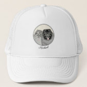 Keeshond Graphics Keeshond Ma en Son Trucker Pet (Voorkant)