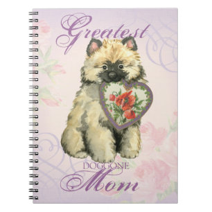 Keeshond Heart mama Notitieboek