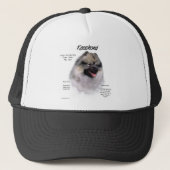 Keeshond History Design Trucker Pet (Voorkant)