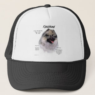 Keeshond History Design Trucker Pet