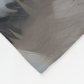 Keeshond Hond in Sneeuw Kerstmis Fleece Deken (Hoek)