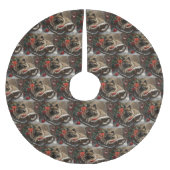 Keeshond Hond Kerstfeest Kerstboom Rok (Voorkant)