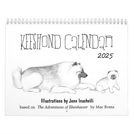 Keeshond Honden Kalender (Hoes)