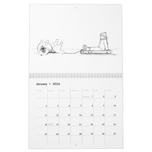 Keeshond Honden Kalender (Jan 2026)