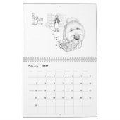 Keeshond Honden Kalender (Feb 2027)
