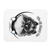 Keeshond IAAM Magneet (Horizontaal)