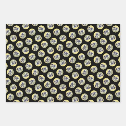 Keeshond in Aspen Schilderen Schattigee Originele  Inpakpapier Vel (Voorkant 3)