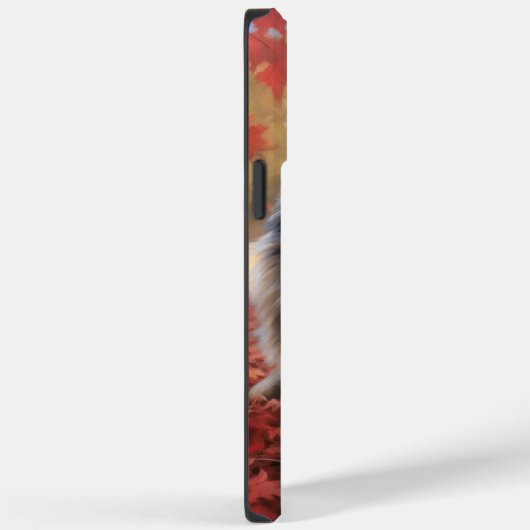 Keeshond in Herfst laat Herfst inspireren Case-Mate iPhone Case (Achterkant / Rechts)