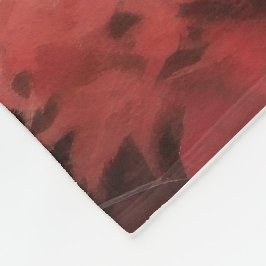 Keeshond in Herfst laat Herfst inspireren Fleece Deken (Hoek)