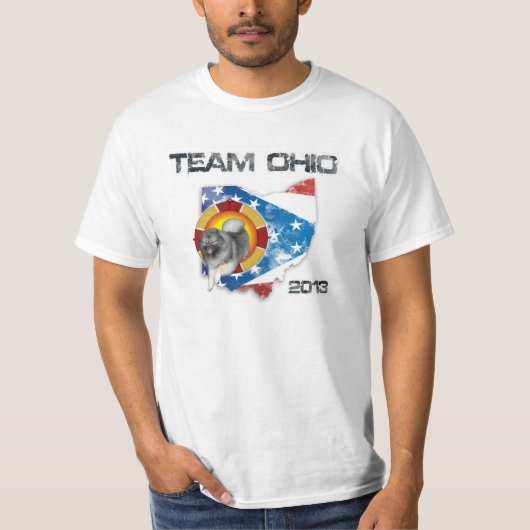 Keeshond "Kalei" T-shirt (Voorkant)