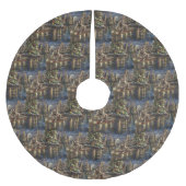 Keeshond Kerst Feestelijke Reis Kerstboom Rok (Voorkant)