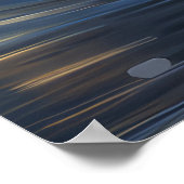 Keeshond Kerst Feestelijke Reis Poster (Hoek)