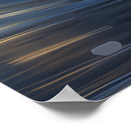 Keeshond Kerst Feestelijke Reis Poster (Hoek)