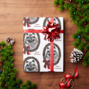 Keeshond Kerstmis Cadeaupapier