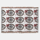 Keeshond Kerstmis Deken (Voorkant)