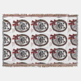 Keeshond Kerstmis Deken