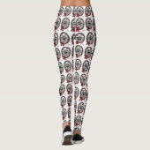 Keeshond Kerstmis Leggings (Achterkant)