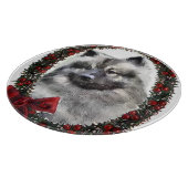 Keeshond Kerstmis Snijplank (Hoek)