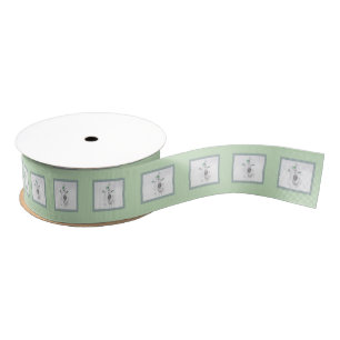 Keeshond Kerstmis Snowman Painting Dog Art Grosgrain Lint