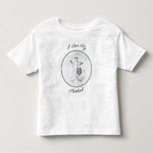 Keeshond Kerstmis Snowman Painting Dog Art Kinder Shirts
