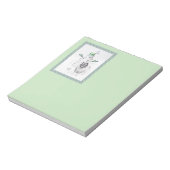 Keeshond Kerstmis Snowman Painting Dog Art Notitieblok (Linkerzijde)